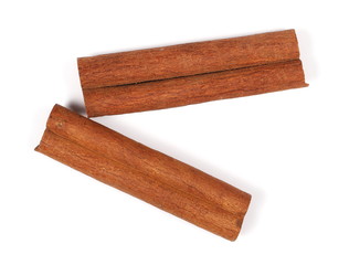cinnamon sticks spice isolated on white 