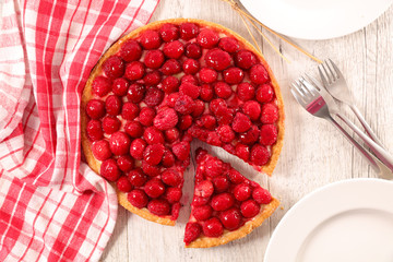 raspberry tart