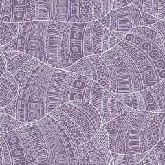 Abstract sketchy decorative doodles hand drawn ethnic pattern