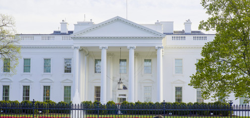 Home of the President - The White House in Washington DC - WASHINGTON DC - COLUMBIA - APRIL 7, 2017