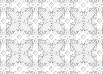 Grey Vintage pattern backgrounds for design.