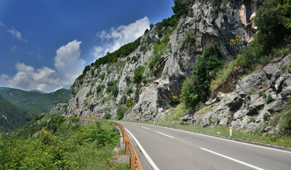 Road in mountains