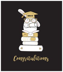 Congratulation Card/ Funny Graduation card