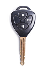Remote car key isolated on white background