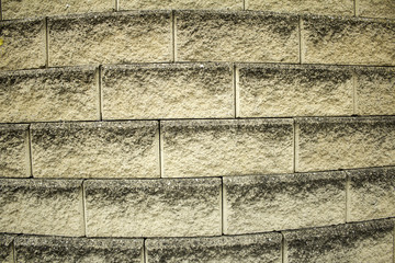 Decorative stone wall