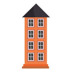 building exterior isolated icon vector illustration design