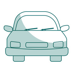 Plakat car vehicle sedan icon vector illustration design