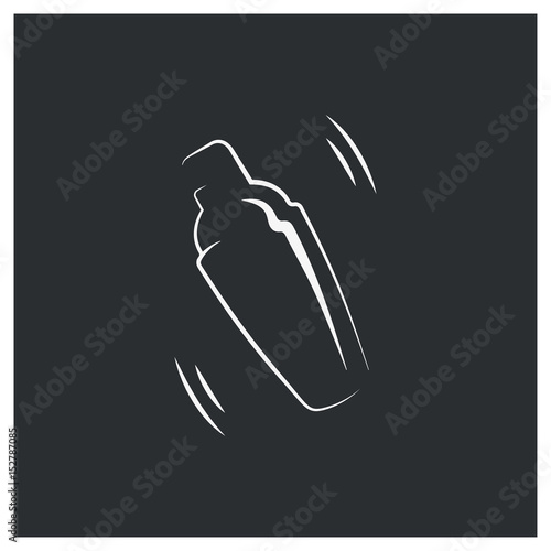 "shaker logo. bar cocktail design background" Stock image and royalty