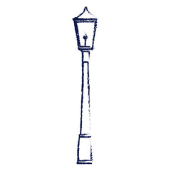 park lantern isolated icon vector illustration design