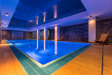 Hotel spa swimming pool