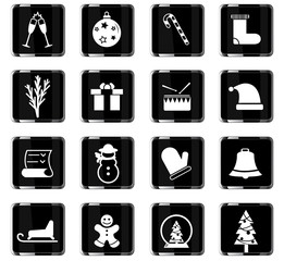 christmas icon set