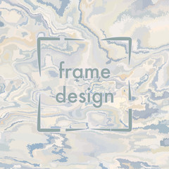 luxury grunge frame, rustic vector background pattern