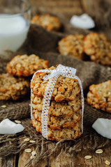 Oatmeal coconut cookies