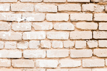 vintage white brick wall