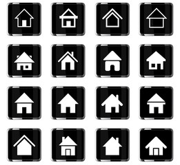 home icon set
