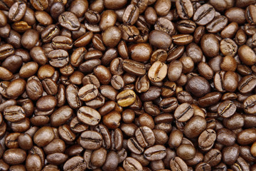 Roasted coffee beans