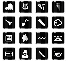 music icon set