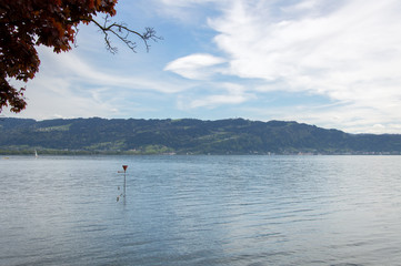 Idyllic view of Lindau, Bodensee, in South Germany
