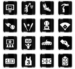 sport icon set