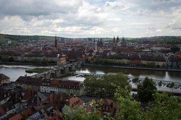 Obraz premium Idyllic view of Festung Marienberg, Würzburg, in South Germany - Stock image
