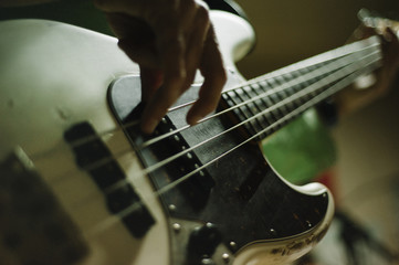 Electric guitar.