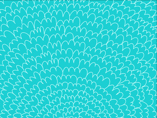 Blue and white doodle background - 152816246
