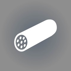 icon sausage stock vector illustration flat design