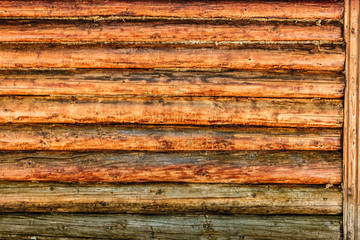 Log cabin wall background