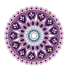 mandala decoration spiritual oriental. mystical ornament element vector illustration