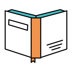 text book isolated icon vector illustration design