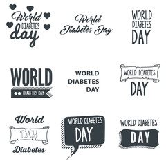World Diabetes Day Typography Design For Campaign