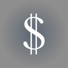 money icon stock vector illustration flat design