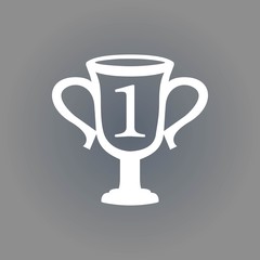 champions cup icon stock vector illustration flat design