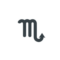 Scorpio Icon Design Illustration Template Element