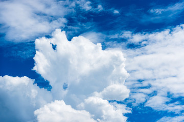 clouds in the blue sky of Thailand