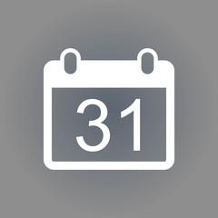 calendar icon stock vector illustration flat design