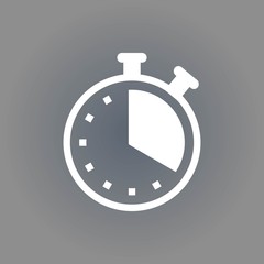 clock icon stock vector illustration flat design