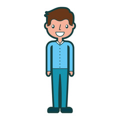 isolated handsome icon boy vector illustration graphic illustration