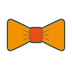 isolated fancy bowtie vector illustration graphic design