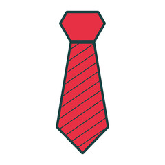 isolated fashion tie vector illustration graphic design