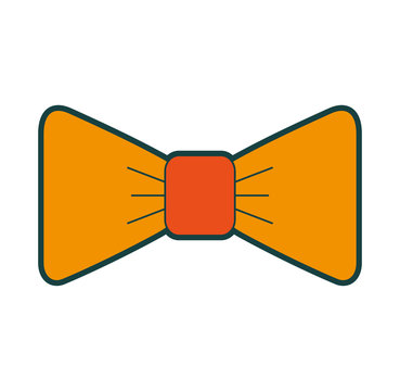 isolated fancy bowtie vector illustration graphic design