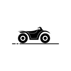 Quad bike vector icon