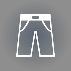 pants icon stock vector illustration flat design