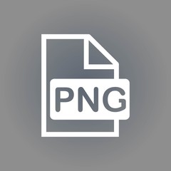 PNG icon stock vector illustration flat design