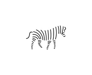 Fototapeta na wymiar Zebra logo