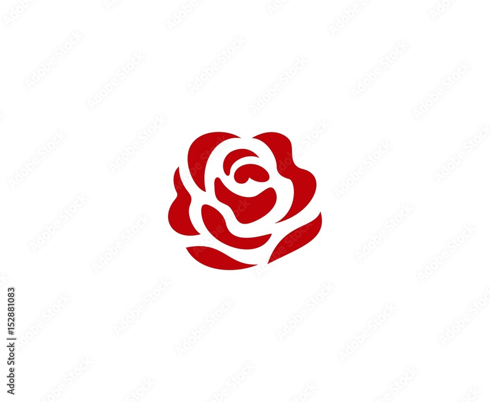 Sticker Rose logo