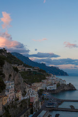 Italian Coastline And Houses