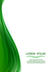 Abstract background in green color