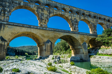 Fototapeta premium Le pont du Gard, France.