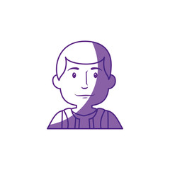 Worker man cartoon icon vector illustration graphic design